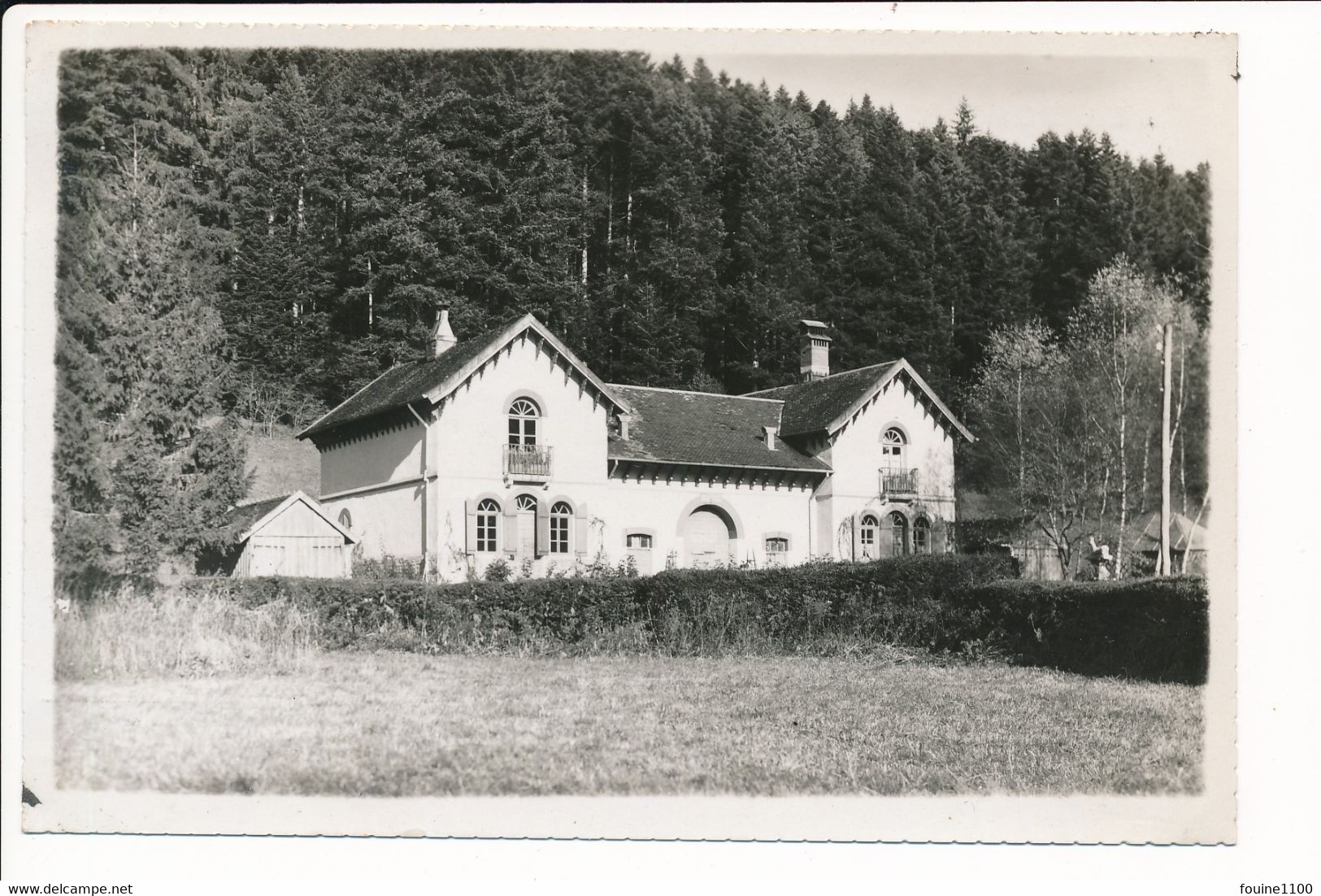 Carte ( Format C.P.A ) Forêt De LA JOUX Maison Forestière  édition Covin FRASNE Doubs - Autres & Non Classés