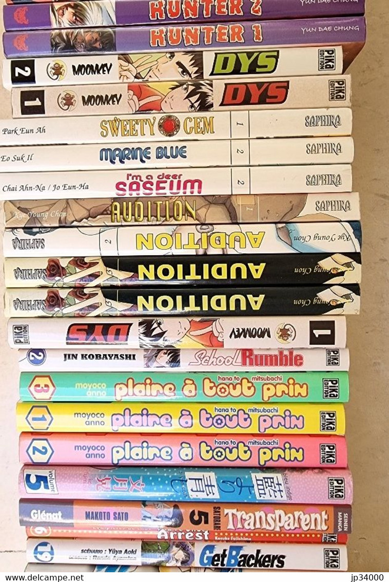 Lot De 52 Manga En Français. Petit Et Grand Format (Voir Les Titres Sur 6 Photos) - Mangas [french Edition]