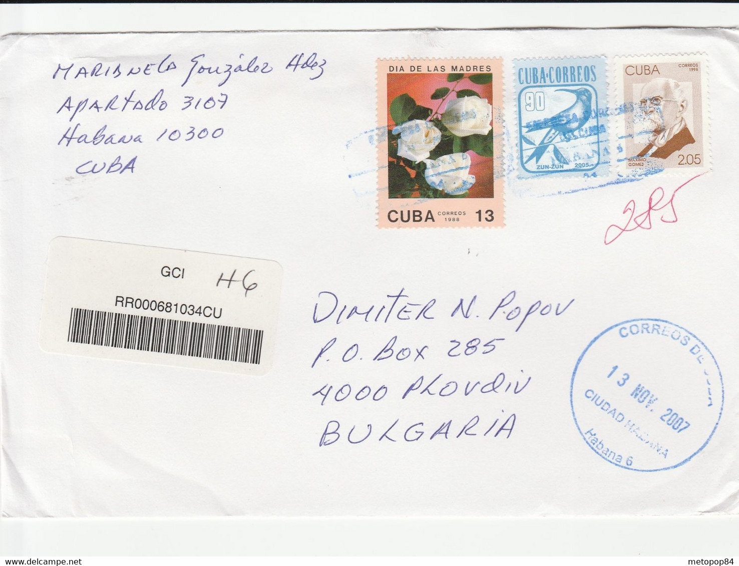 Cuba Postally Used Cover - Lettres & Documents