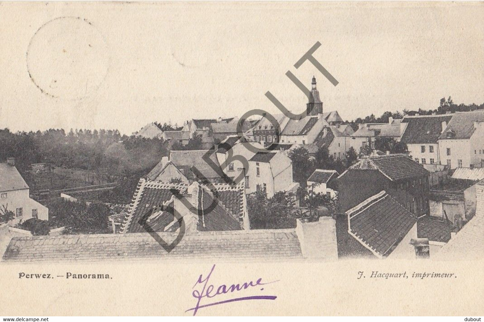 Postkaart/Carte Postale PERWEZ - Panorama  (C912) - Perwez