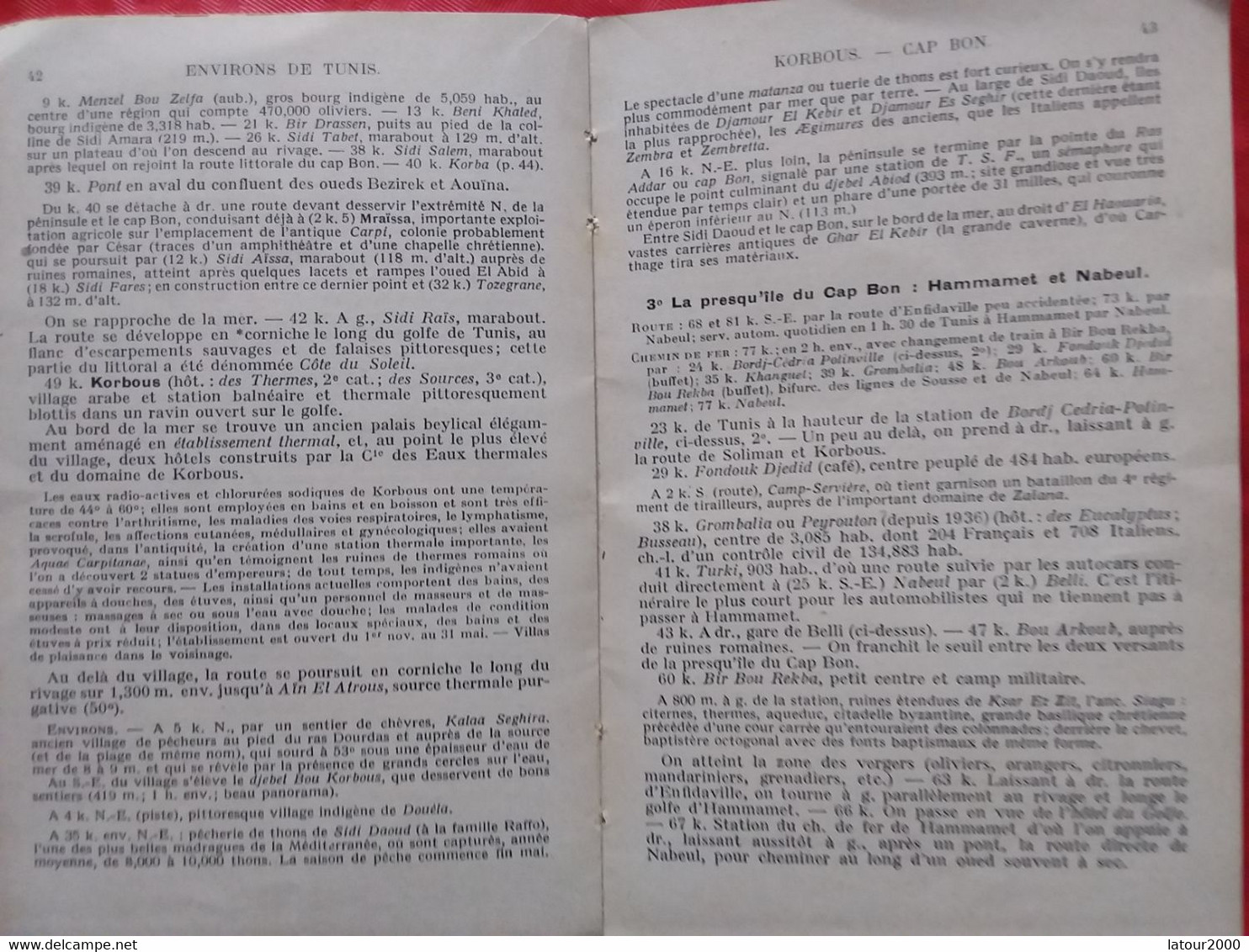 LIVRET TUNIS ET SES ENVIRONS GUIDES BLEUS ILLUSTRES BARDO CARTAGE KORBOUS THUBURBO MAJUS DOUGGA BIZERTE VOIR PHOTOS - Tunisia