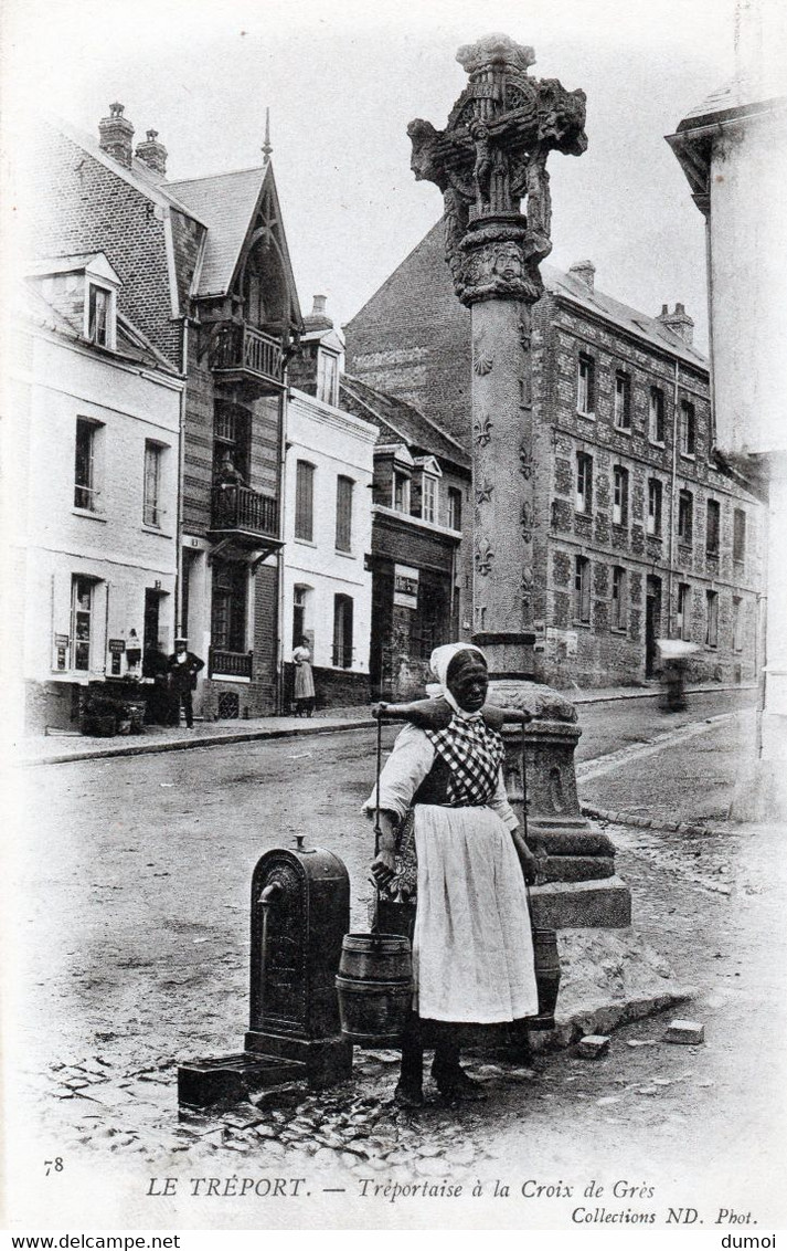 LE TREPORT  -  Lot De 3 Cartes  -  Tréportaise à La Croix De Grès  -  Tréportaise - Le Treport