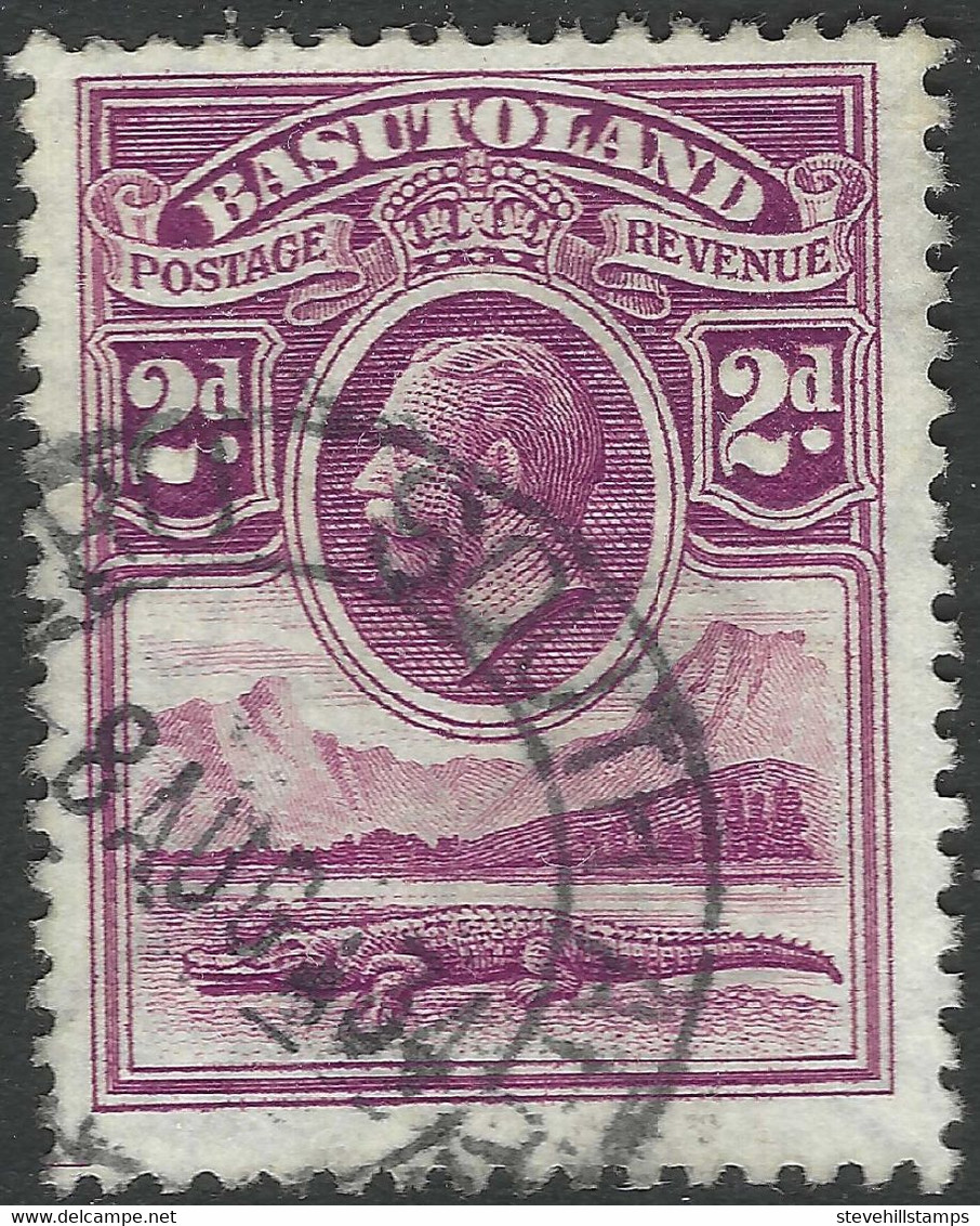 Basutoland. 1933 KGV. 2d Used SG 3 - 1933-1964 Kronenkolonie