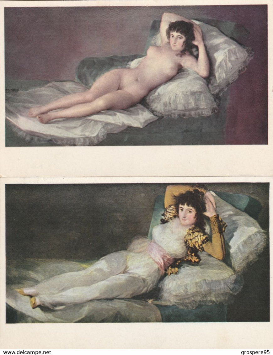 GOYA LA MAJA NUE LA MAJA HABILLEE 1960 MUSEO DEL PRADO - Pintura & Cuadros