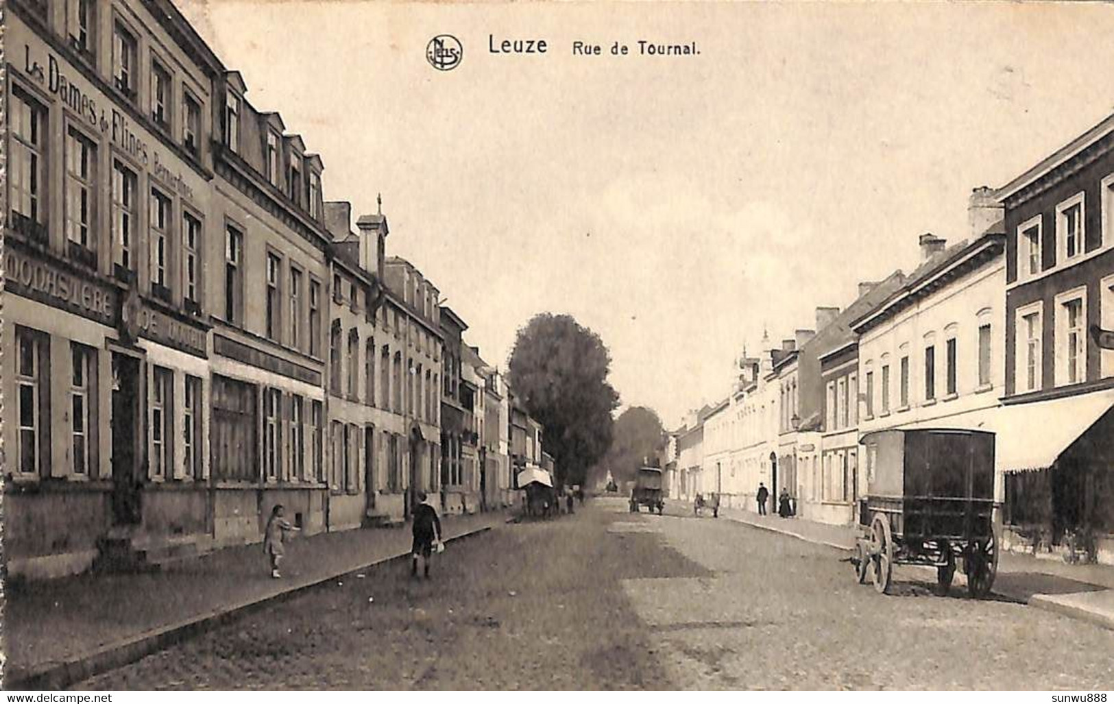 Leuze - Rue De Tournay Tournai (animée Edition D'Ennetières) - Leuze-en-Hainaut