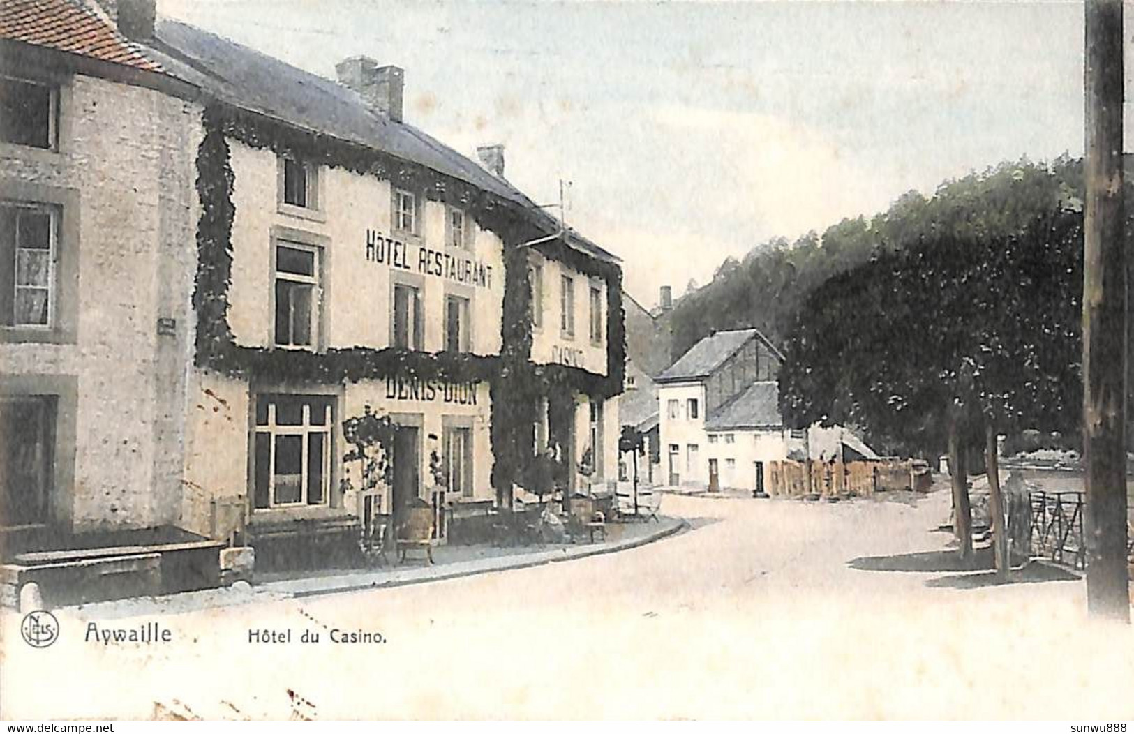 Aywaille - Hôtel Du Casino (Nels Colorisée 1909) - Aywaille