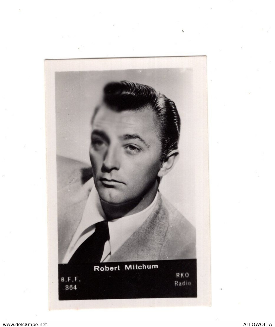 14106 " ROBERT MITCHUM-RKO RADIO- EDIZIONE BALLERINI & FRATINI-FIRENZE (B.F.F.)-N° 364 " Cm. 7,0 X 4,7 - Entertainers