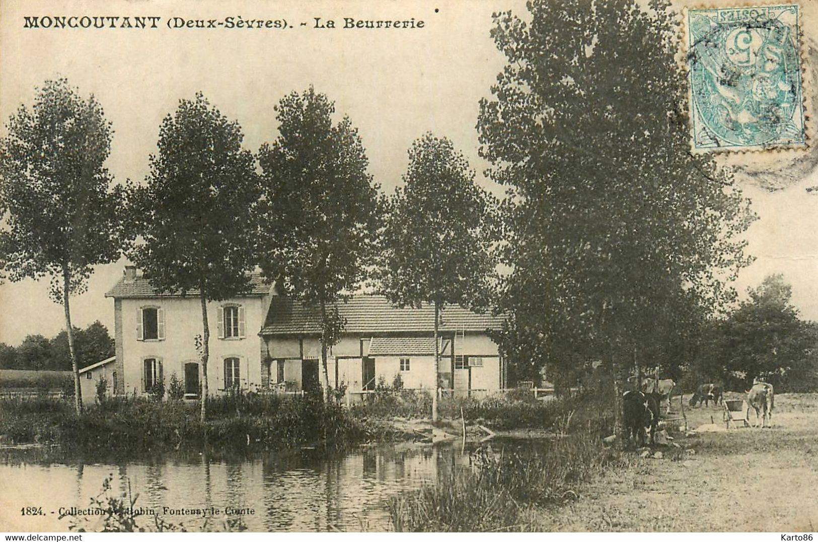 Moncoutant * La Beurrerie * Usine Industrie Laiterie Fromagerie * 1905 - Moncoutant