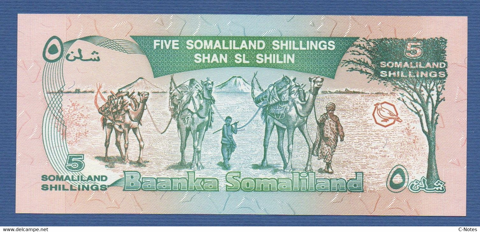 SOMALILAND  - P.1 – 5 SL SHILIN 1994 UNC Serie AD897428 - Other - Africa