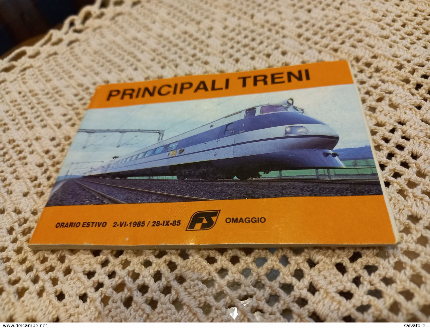 PRINCIPALI TRENI - ORARIO ESTIVO 1985 - Europe