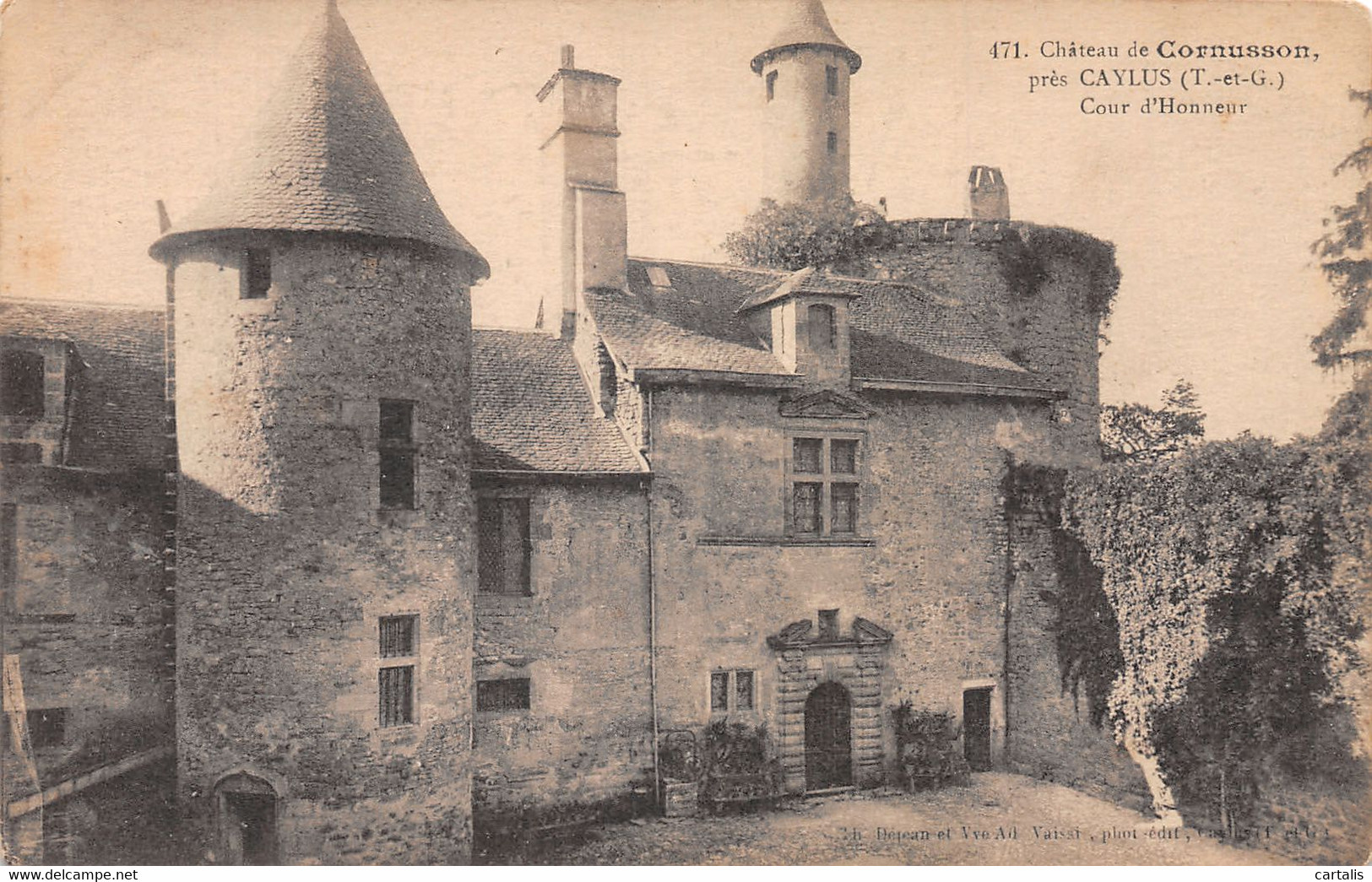 82-PARISOT CHATEAU DE CORNUSSON-N°3893-A/0235 - Other & Unclassified