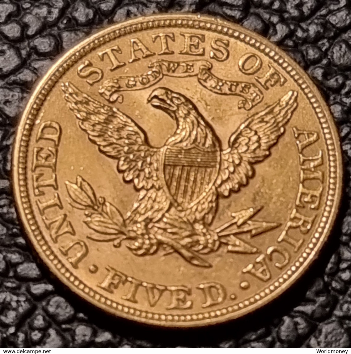 United States 5 Dollars 1899 (Gold) - 5$ - Half Eagles - 1866-1908: Coronet Head (Testa Coronata)