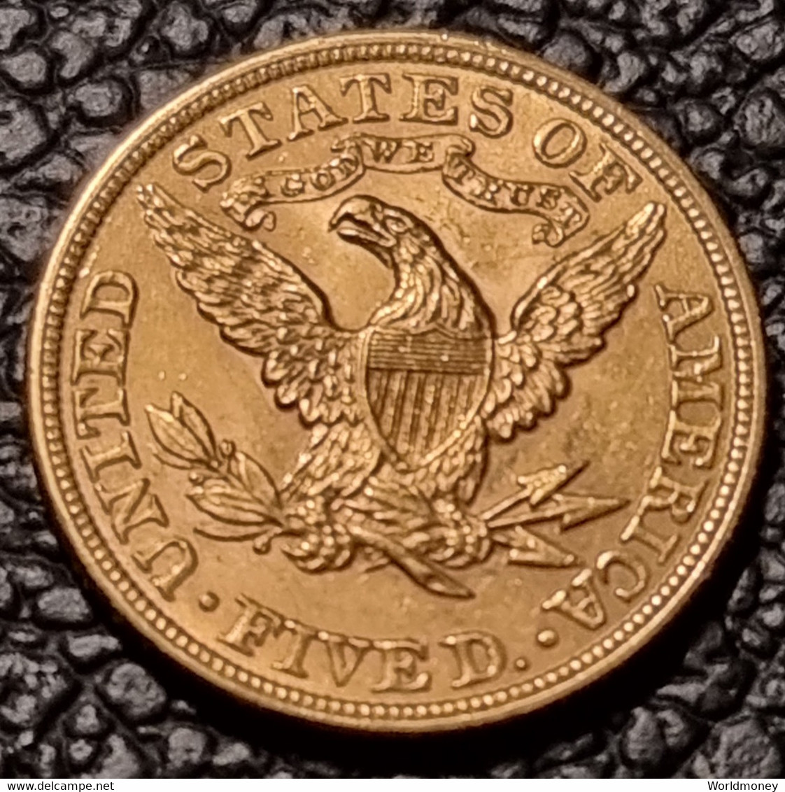 United States 5 Dollars 1899 (Gold) - 5$ - Half Eagle - 1866-1908: Coronet Head