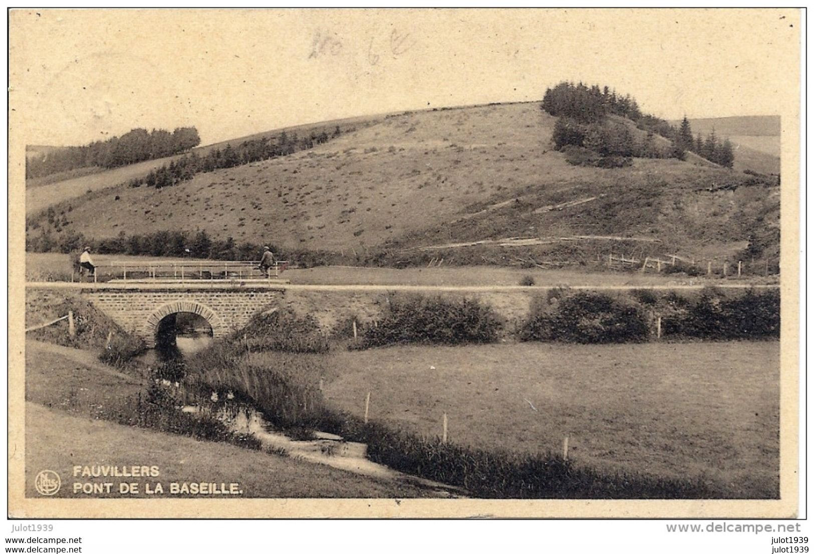 FAUVILLERS ..-- Pont De La Baseille . 1936 Vers ARLON ( Mme G. CHABOT ) . Voir Verso . - Fauvillers