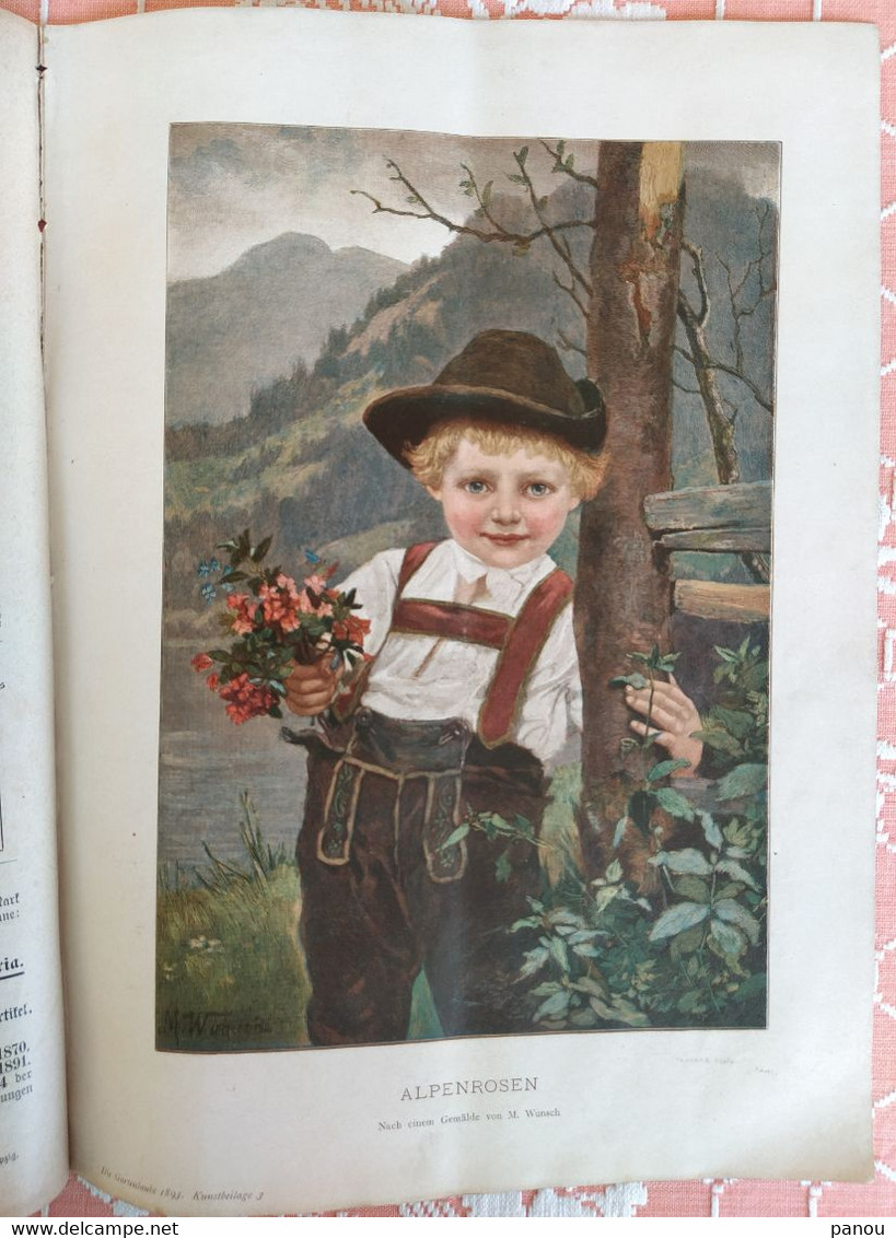 Die Gartenlaube, Illustriertes Familienblatt,1893, Halbheft 4. MENTONE BENTONE, SPREEWALD ALPENROSEN - Sonstige & Ohne Zuordnung