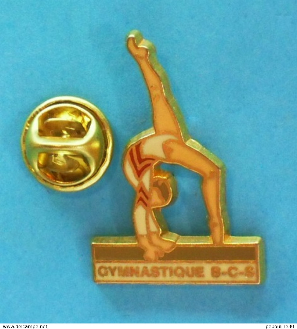 1 PIN'S //   ** GYMNASTIQUE / B.C.S. ** - Gymnastique