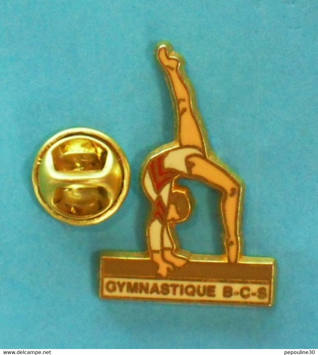 1 PIN'S //   ** GYMNASTIQUE / B.C.S. **