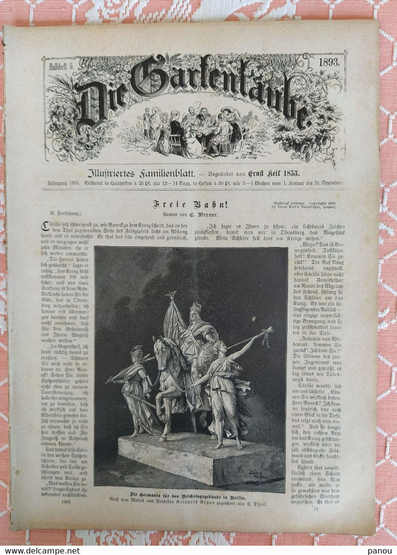 Die Gartenlaube, Illustriertes Familienblatt,1893, Halbheft 5. KANSAS BERLIN - Sonstige & Ohne Zuordnung