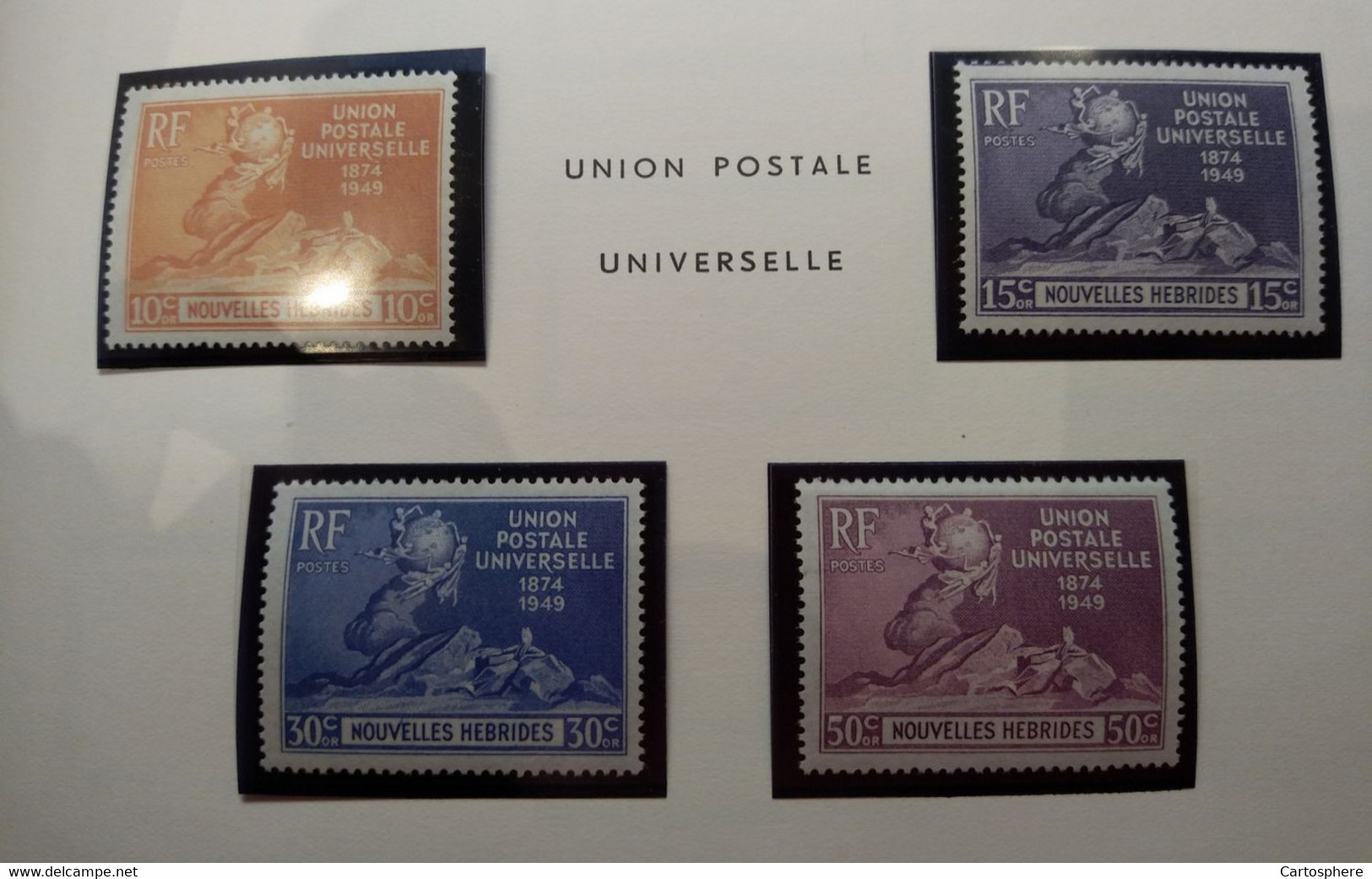 Nouvelles Hébrides 1949 Cat Yt N° 136 à 139 N** MNH - Ungebraucht