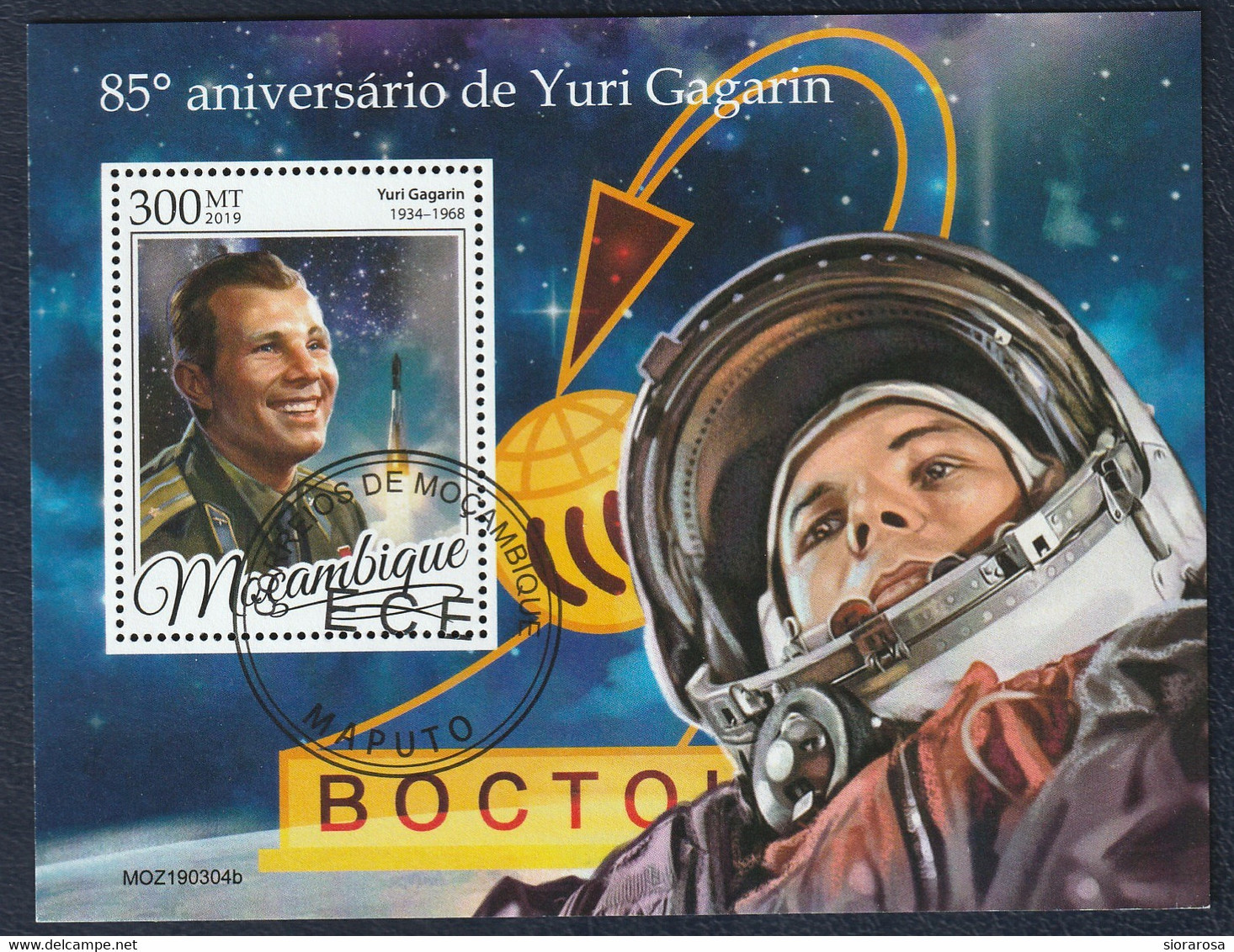 Mozambico 2019 - 85th Anniversary Of The Birth Of Yuri Gagarin - CTO - Sammlungen