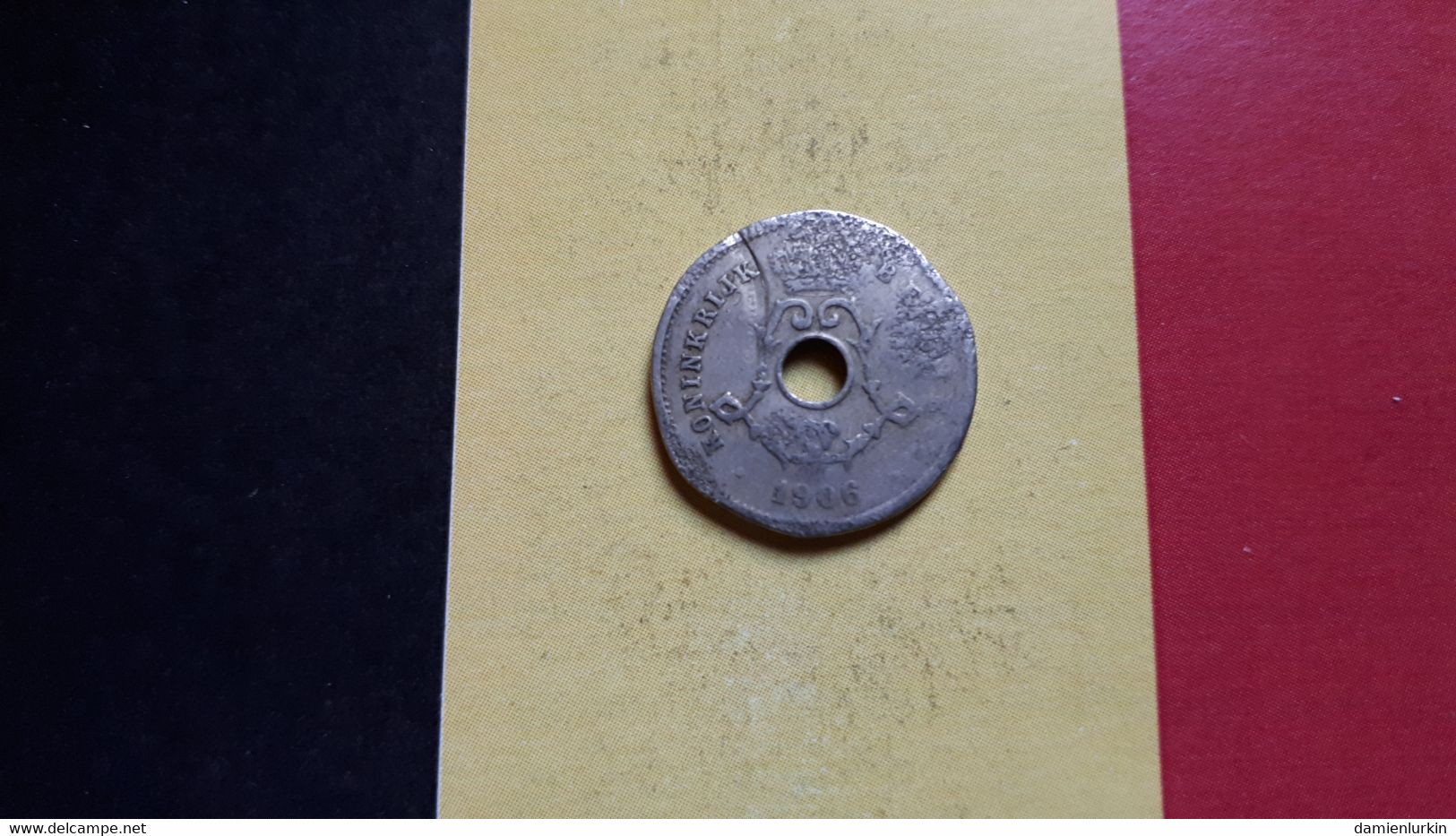 BELGIE LEOPOLD II 5 CENTIMES 1906 FRAPPE MULTIPLE ! - 5 Centimes