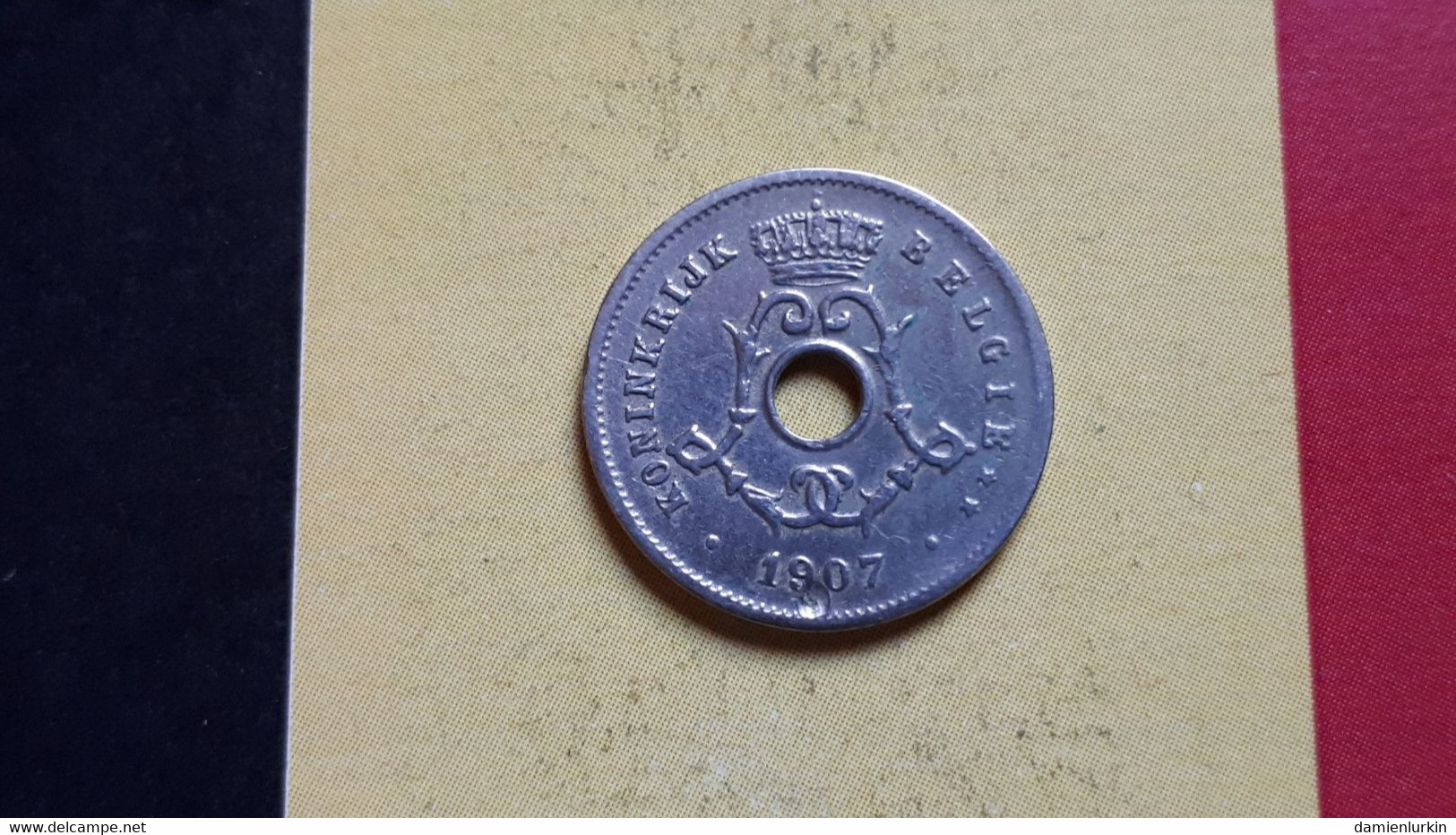 BELGIE LEOPOLD II 5 CENTIMES 1907 - 5 Centimes