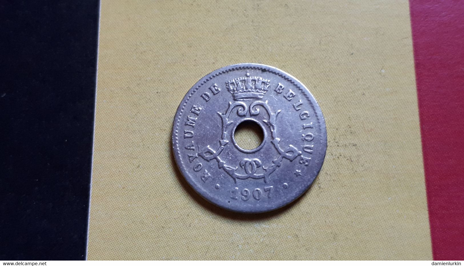 BELGIQUE LEOPOLD II 5 CENTIMES 1907 - 5 Cent