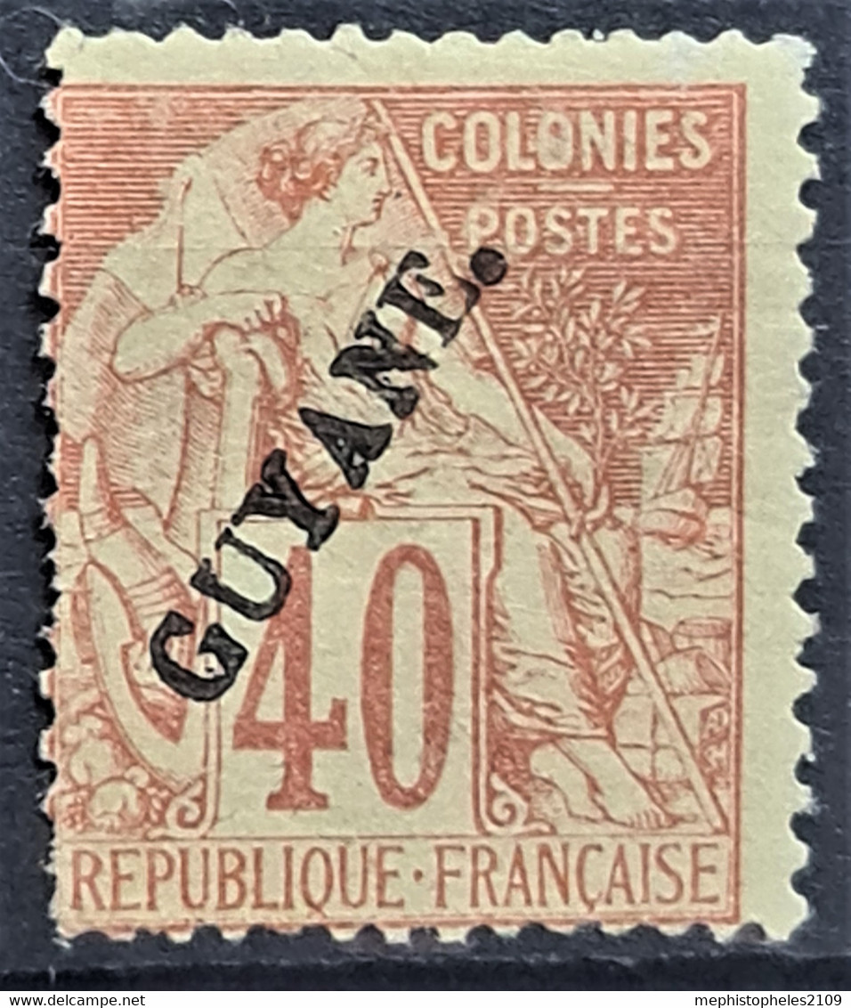 GUYANE FRANCAISE 1892 - MLH - YT 26 - 40c - Ongebruikt