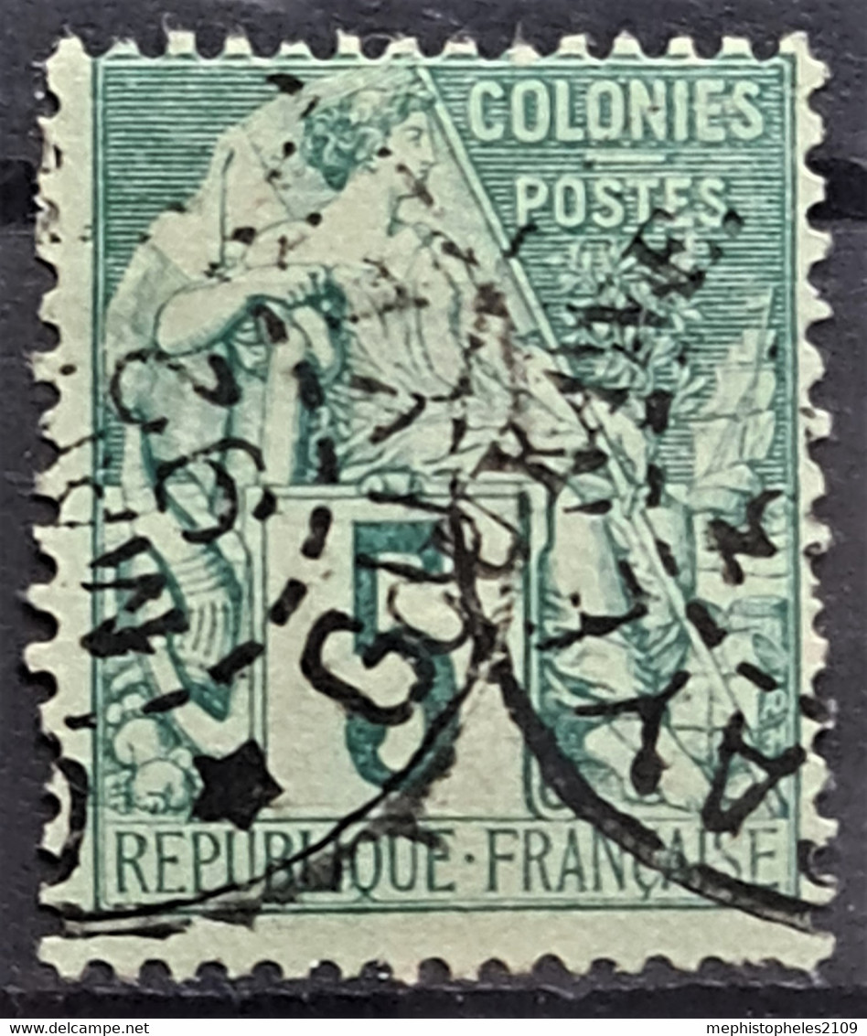 GUYANE FRANCAISE 1892 - Canceled - YT 19 - 5c - Oblitérés