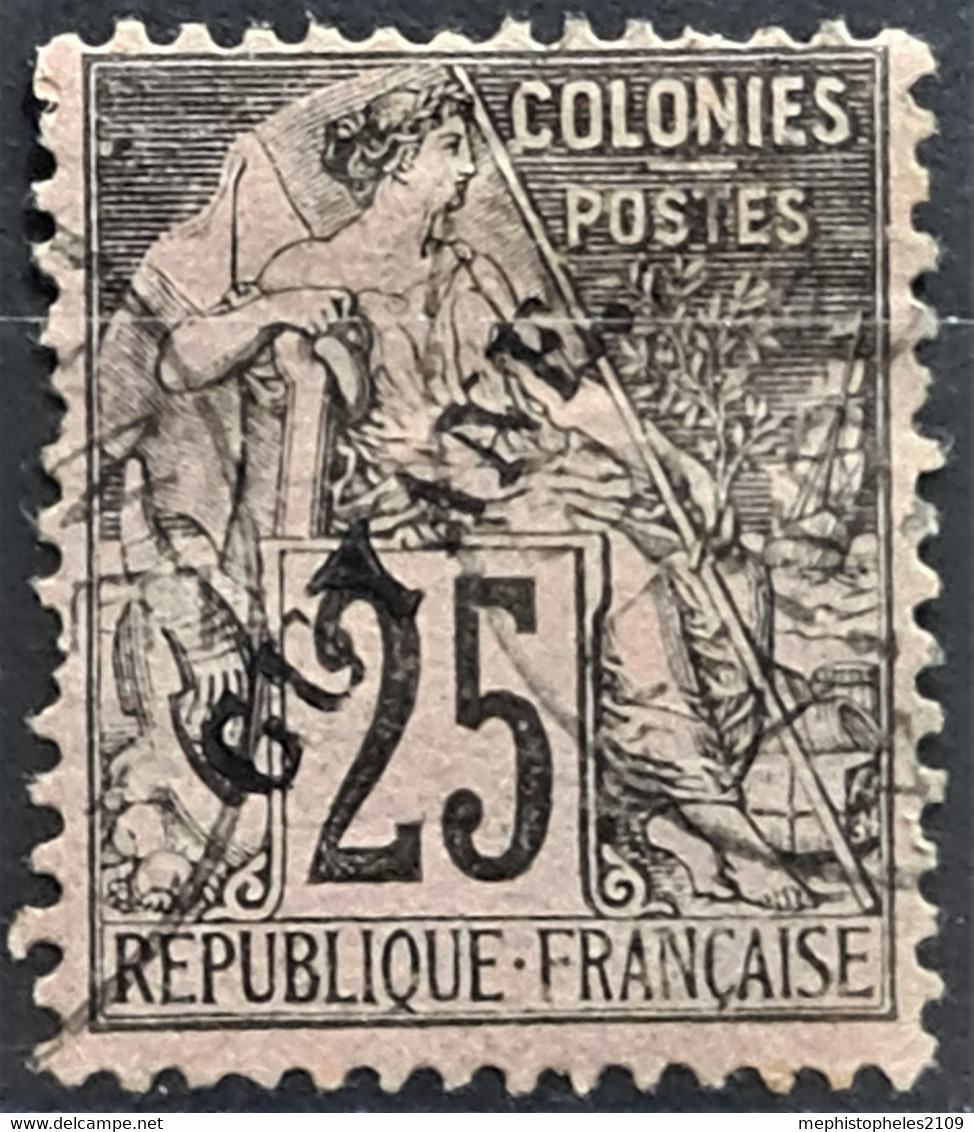 GUYANE FRANCAISE 1892 - Canceled - YT 23 - 25c - Usados