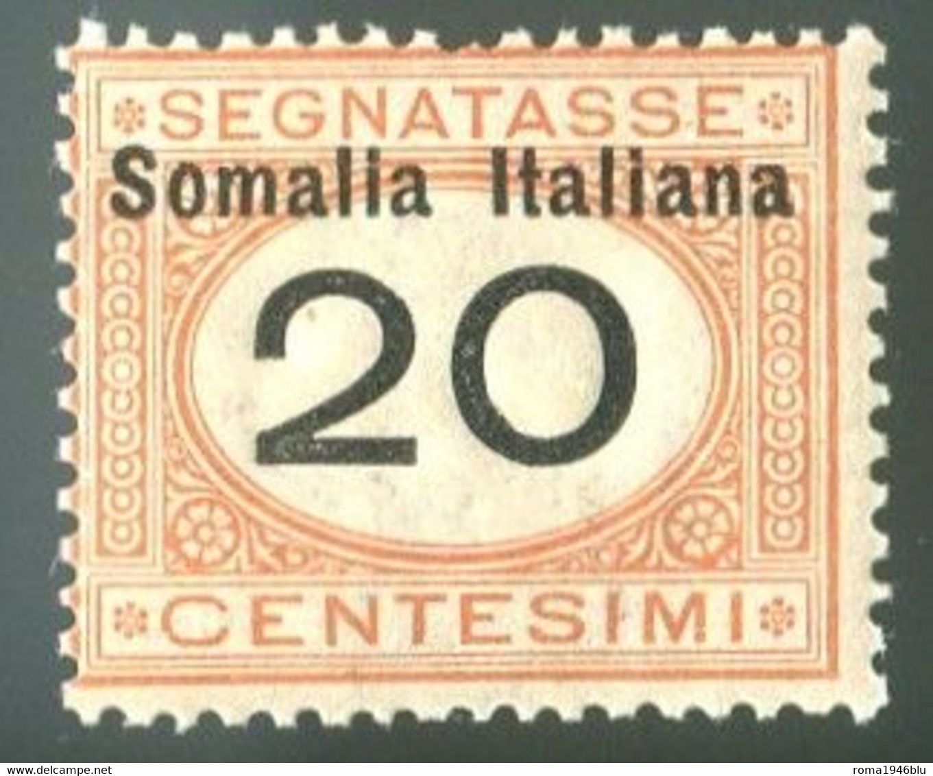 SOMALIA 1926 SEGNATASSE 20 C. ** MNH - Somalië