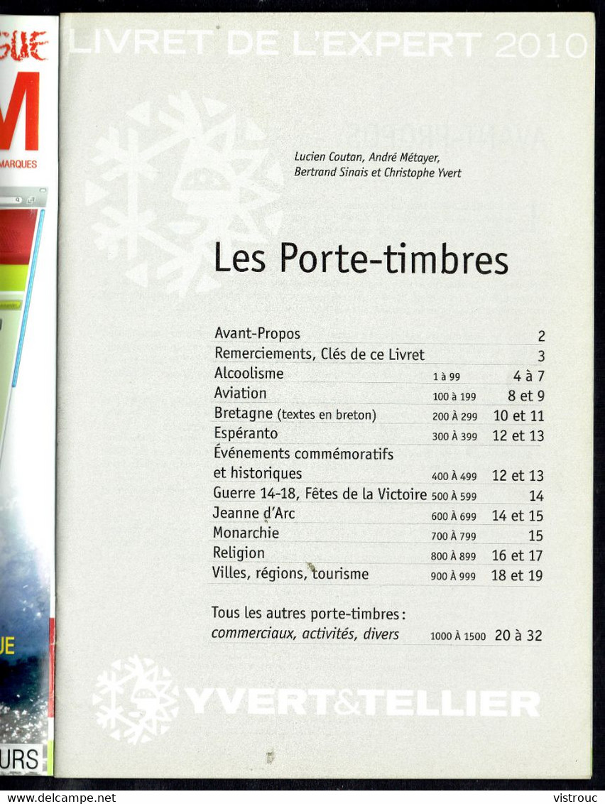 "Les Porte-timbres - Yvert & Tellier - 2010. - Autres & Non Classés