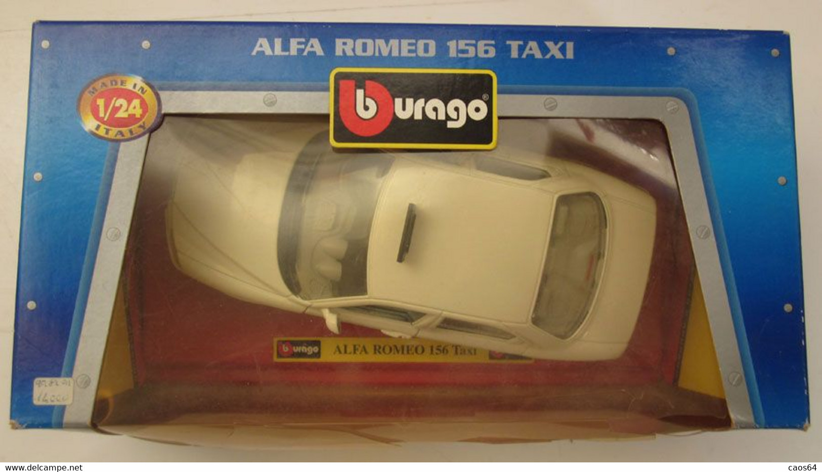 Alfa Romeo 156 TAXI BURAGO 1/24 - Burago