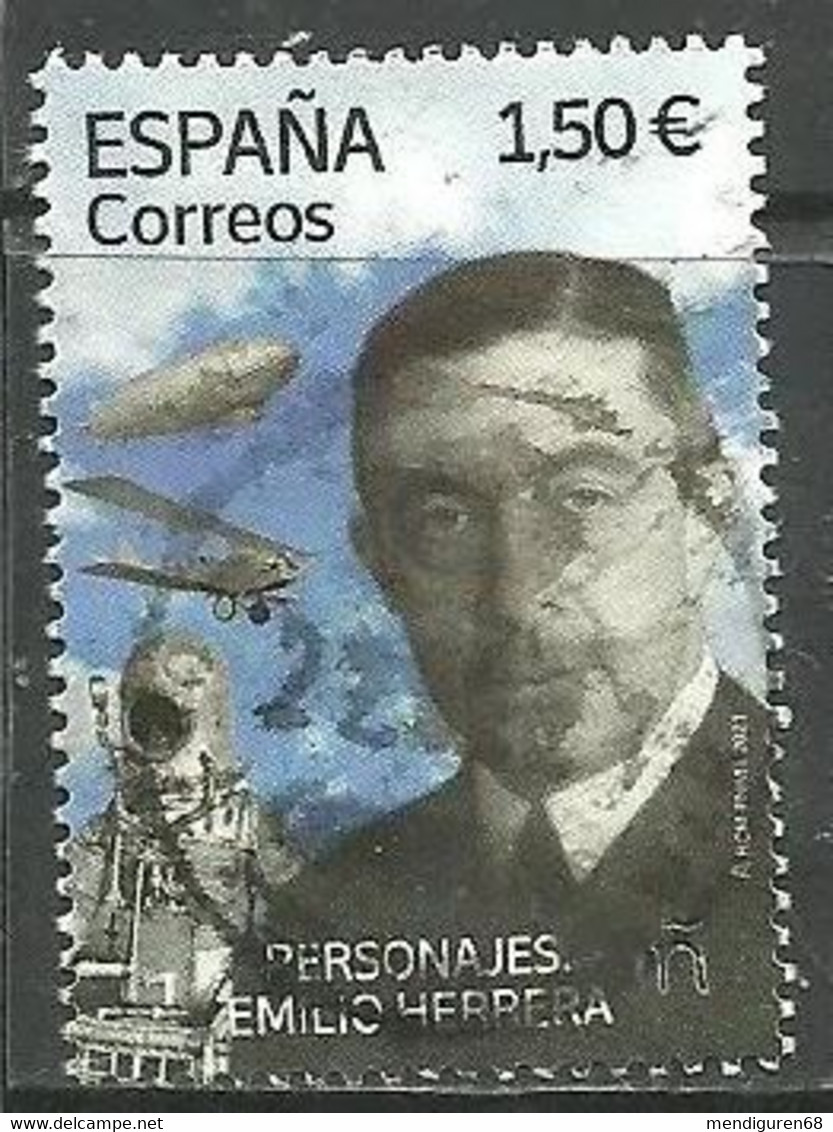 ESPAGNE SPANIEN SPAIN ESPAÑA 2021 EMILIO HERRERA USED ED 5487 MI 5537 YT 5242 SC 4516 SG 5487 - Used Stamps