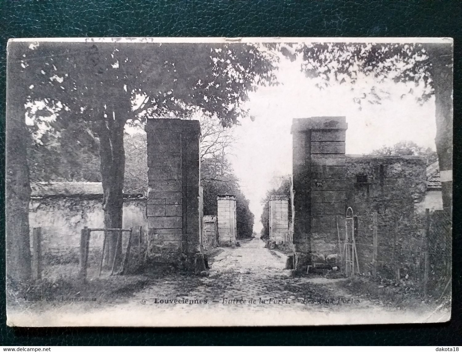 78 ,louveciennes ,l'entrée De La Forêt ,les Deux Portes En 1906 - Louveciennes