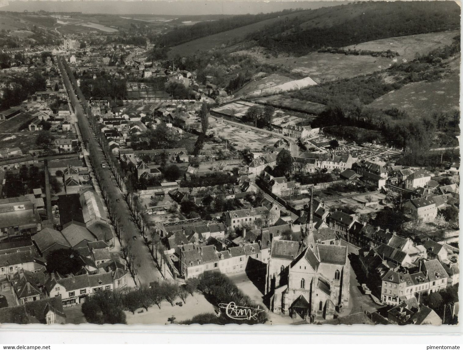 LES ANDELYS VUE AERIENNE LE PETIT ANDELYS ET L'EGLISE SAINT SAUVEUR - Les Andelys