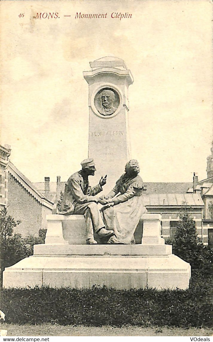 035 276 - CPA - Belgique - Mons - Monument Cléplin - Mons