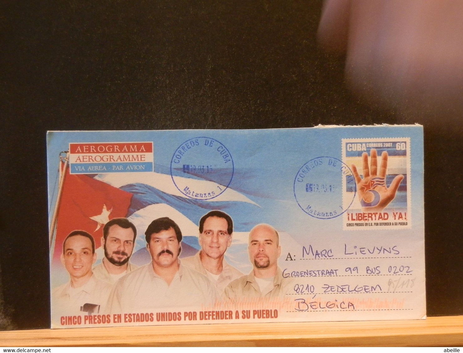 95/118 AEROGRAMME  CUBA  2007 - Cartas & Documentos