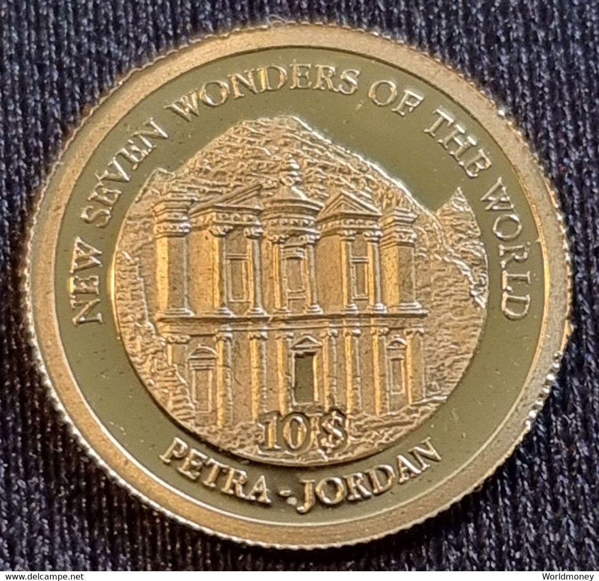 10 Dollars 2009 Solomon Islands  -  Petra Jordan  (Gold) - Salomonen