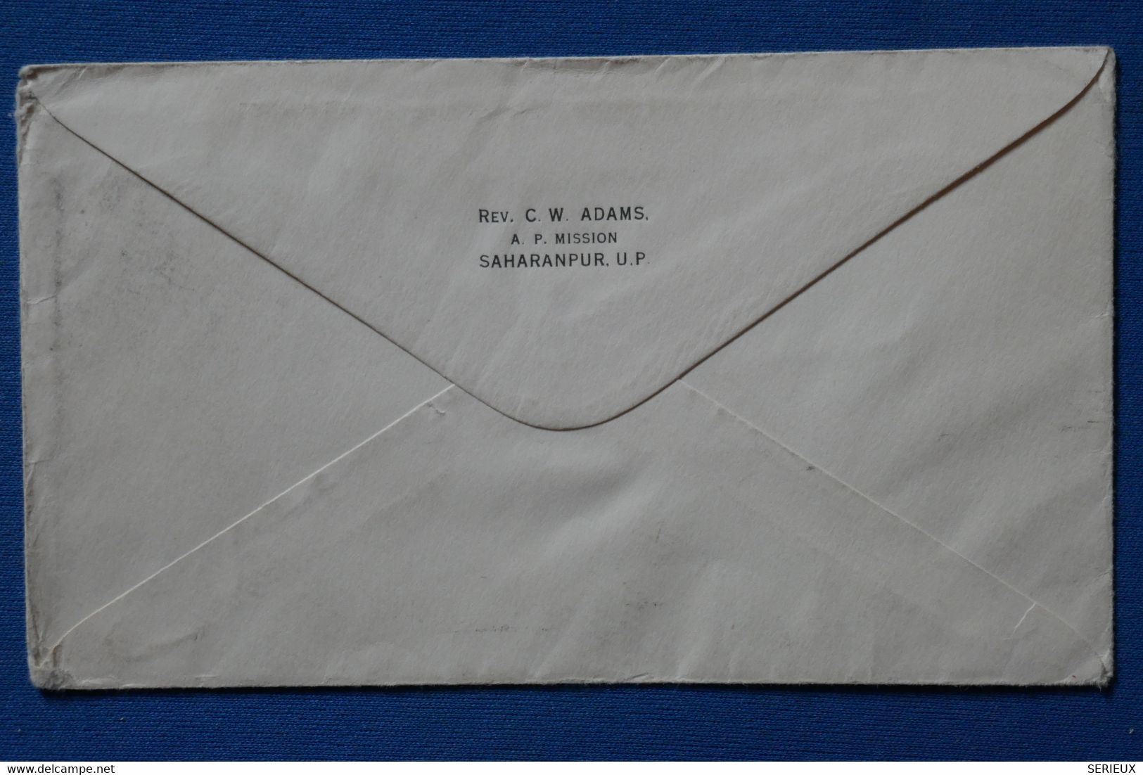 AC11 INDIA BELLE LETTRE  1948 SAHANRANPUR  POUR OMAHA USA  ++AFFRANCH. INTERESSANT - Storia Postale