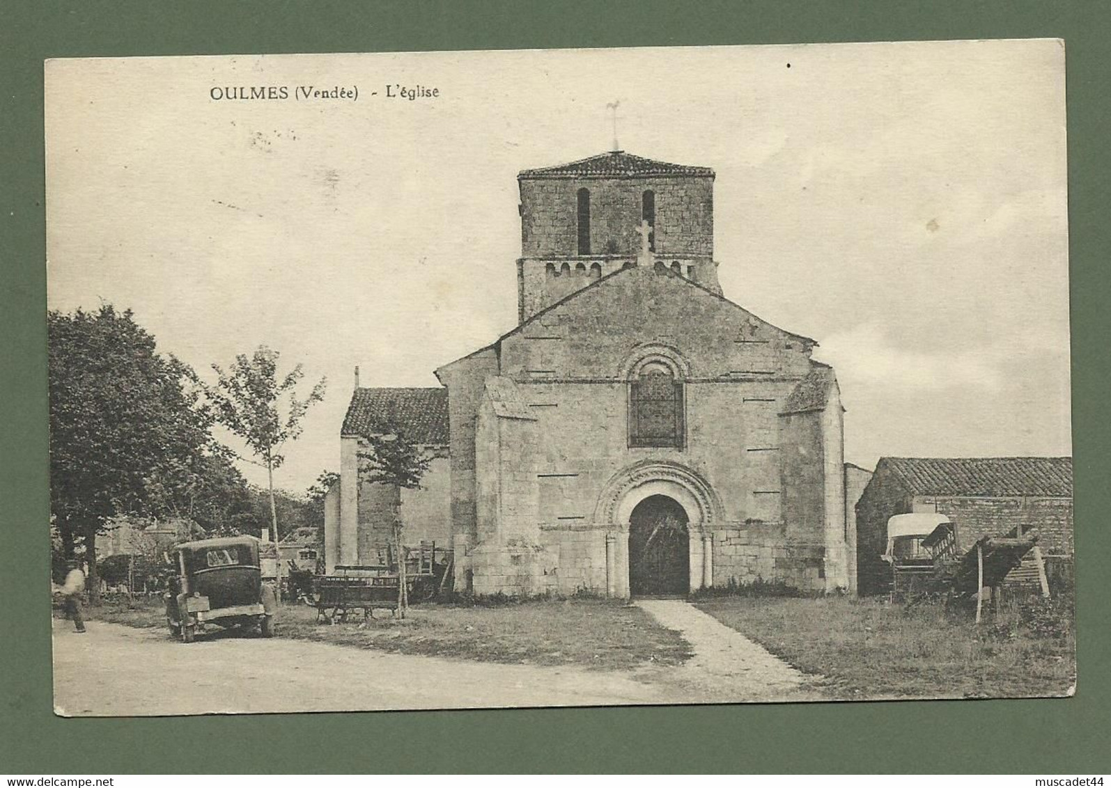 CARTE POSTALE 85 VENDEE OULMES L EGLISE - Altri & Non Classificati