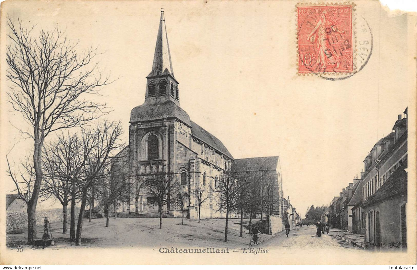 CPA 18 CHATEAUMEILLANT  L'EGLISE - Châteaumeillant