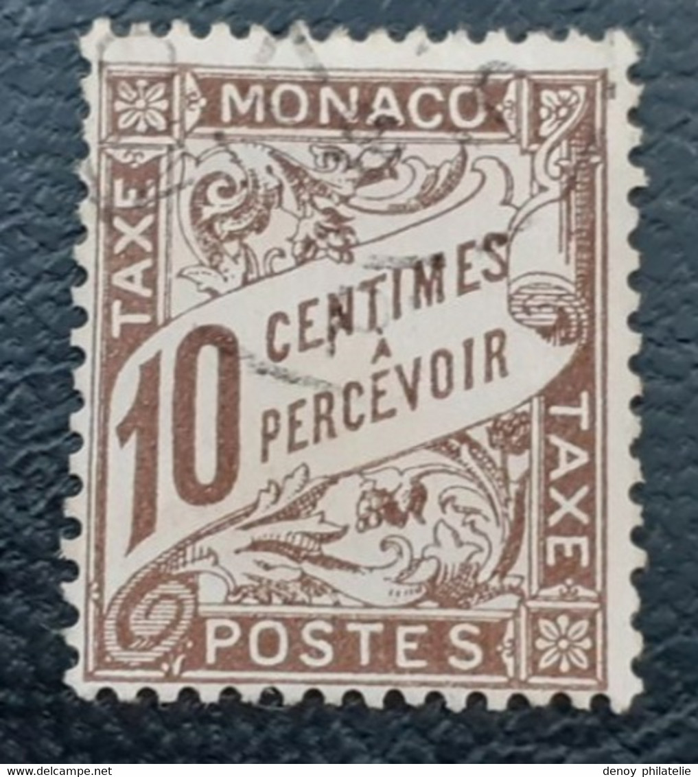 Monaco Taxe N° 4 Oblitére Premier Choix - Postage Due