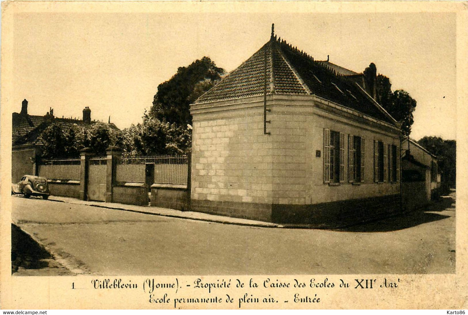 Villeblevin * 4 Cpa * Propriété De La Caisse Des écoles Du 12ème Arrondissement Paris - Villeblevin