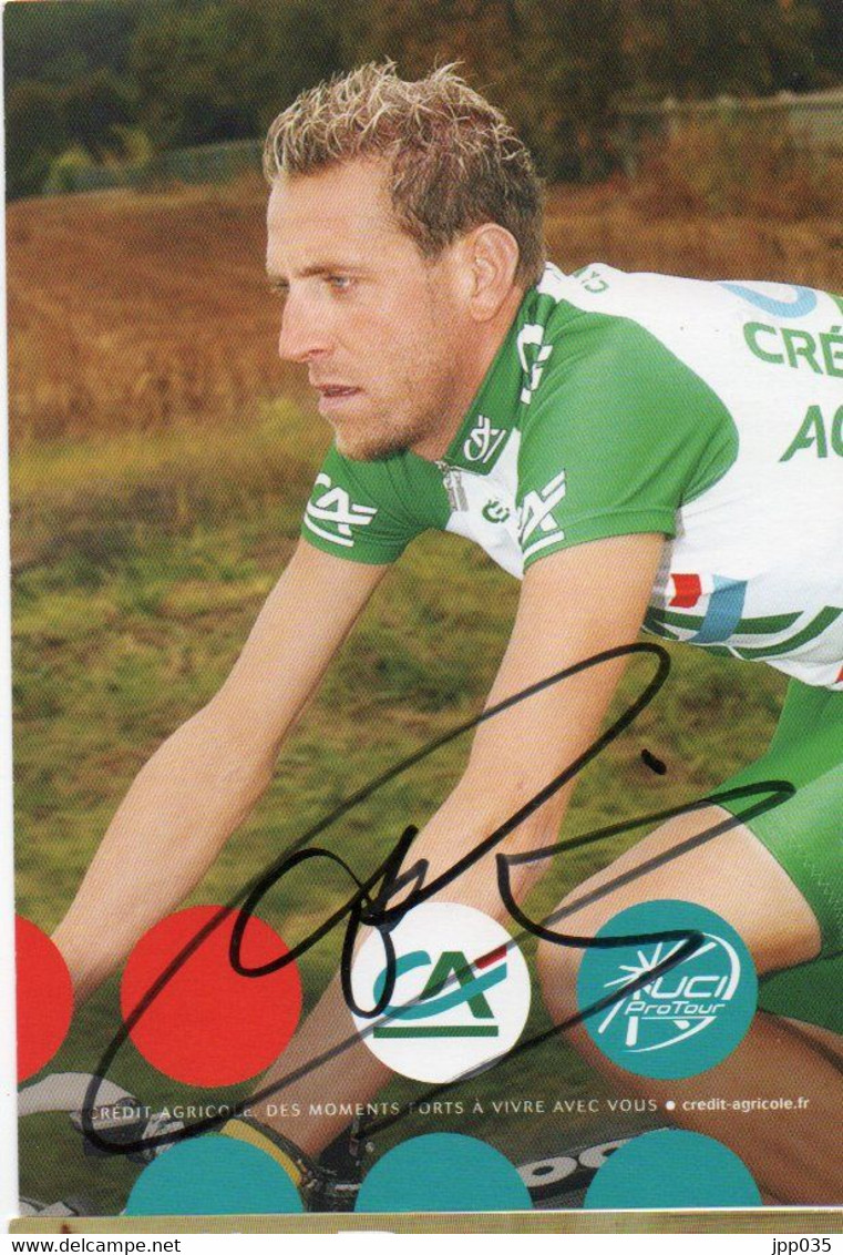 CYCLISME   TOUR DE FRANCE  AUTOGRAPHE  CHRISTOPHE MOREAU - Ciclismo