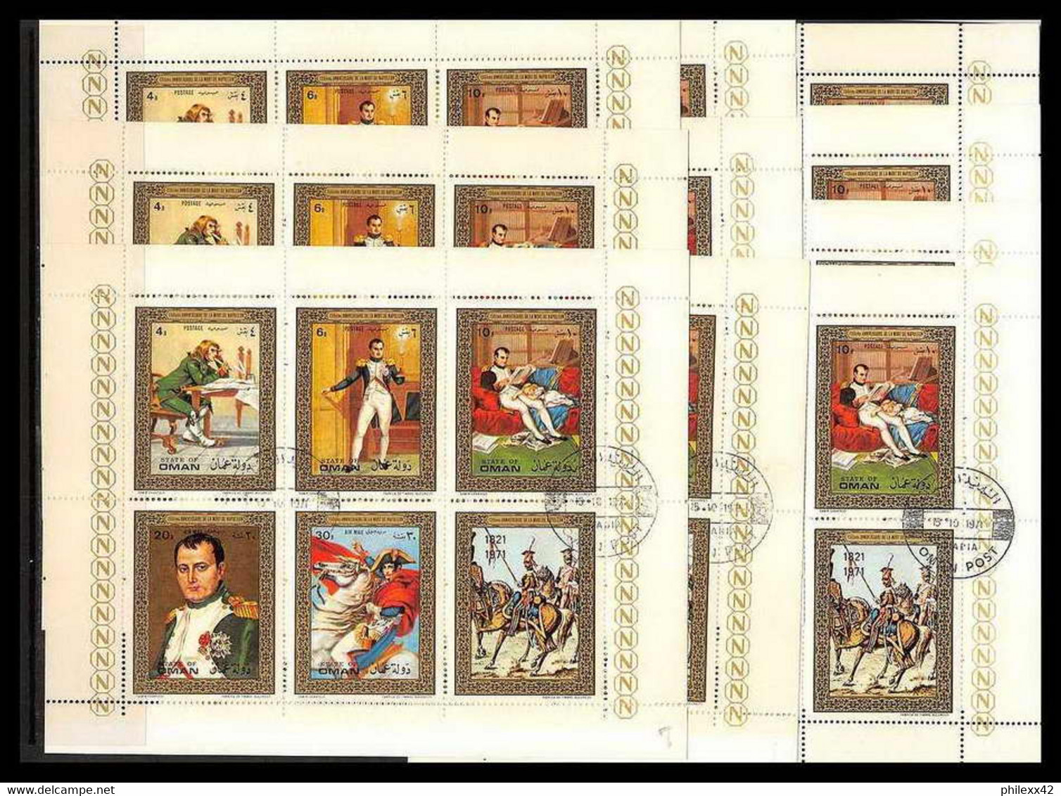 depart 1 euro lot 4 TB stock/lot thématique 1000 blocs / séries complètes  jeux olympiques animaux napoleon birds