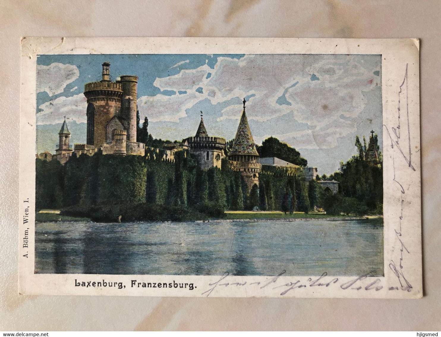 Austria Österreich 1904 Laxenburg Franzensburg Schloss Castle A Böhm Wien 13864 Post Card POSTCARD - Laxenburg