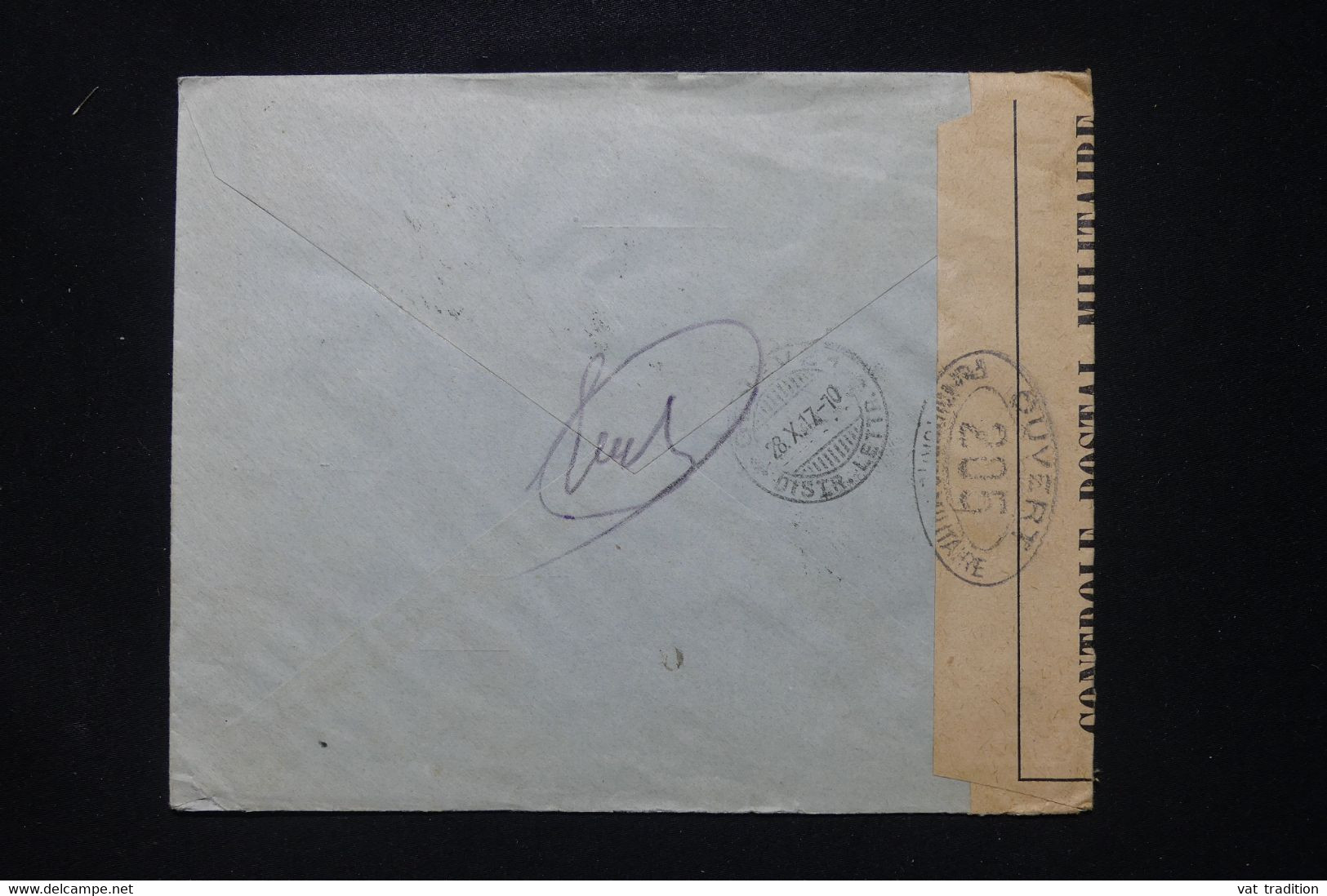 BRÉSIL - Enveloppe En Recommandé De Rio Pour La Croix Rouge De Genève En 1917 Avec Contrôle Postal - L 107822 - Lettres & Documents