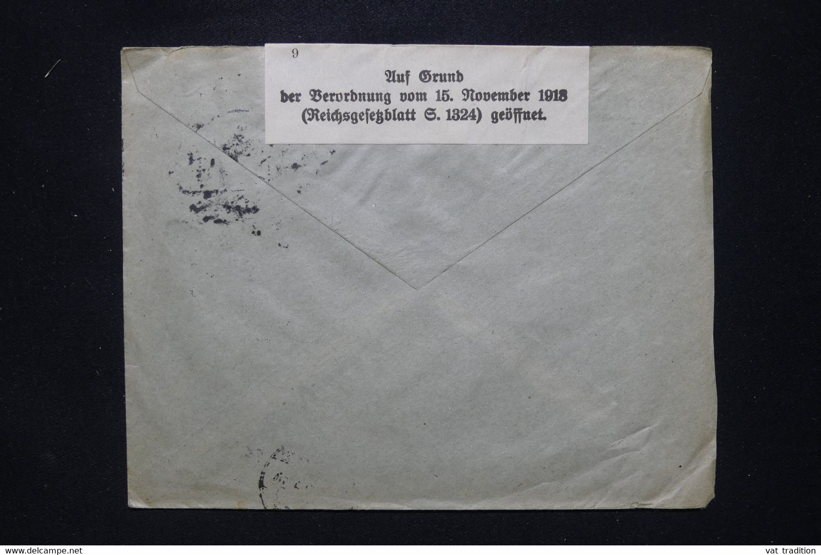 ALLEMAGNE - Enveloppe Commerciale De Berlin Pour La Suisse En 1920 Avec Contrôle Postal - L 107825 - Cartas & Documentos