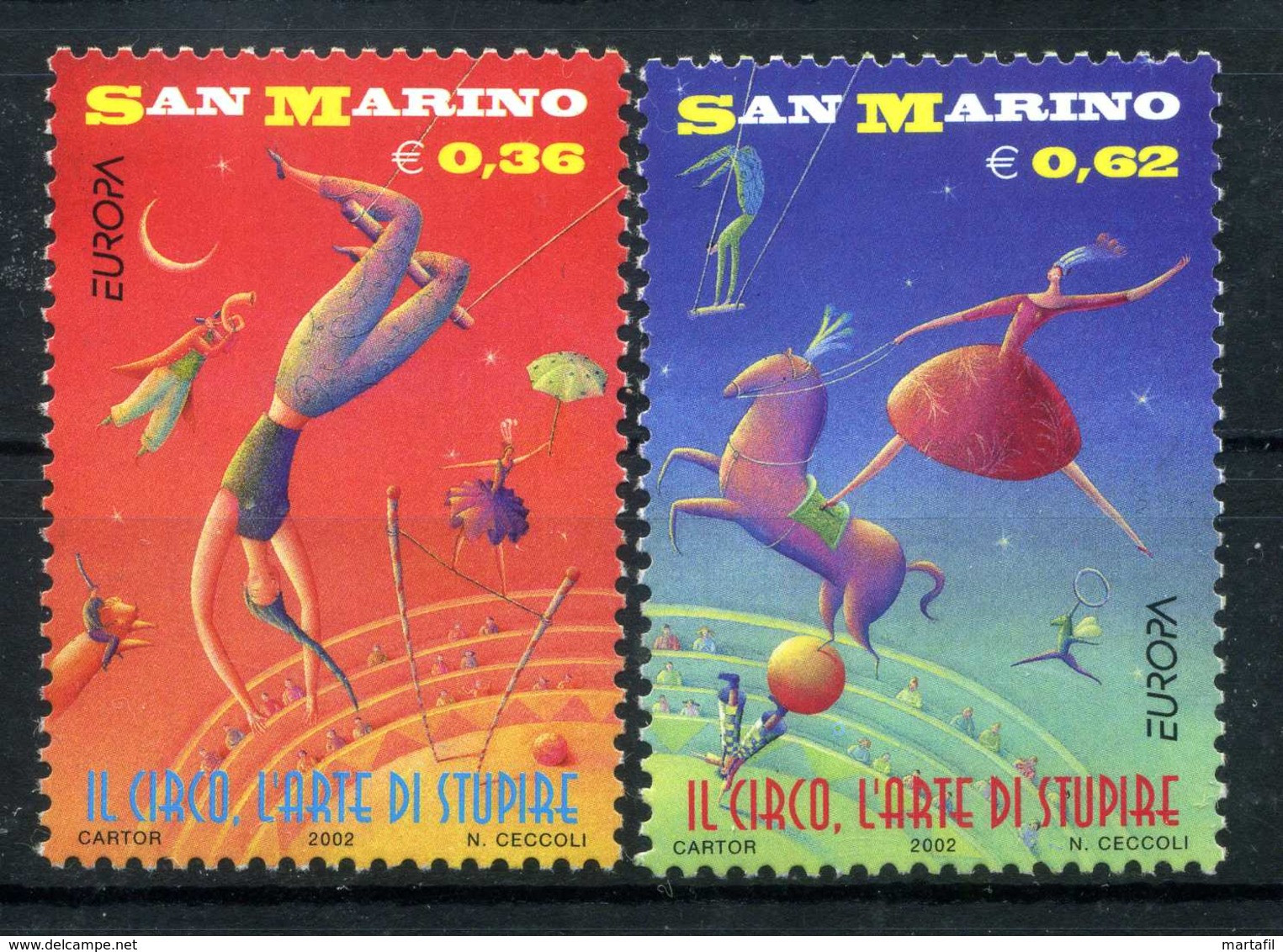2002 SAN MARINO SET MNH ** - Unused Stamps